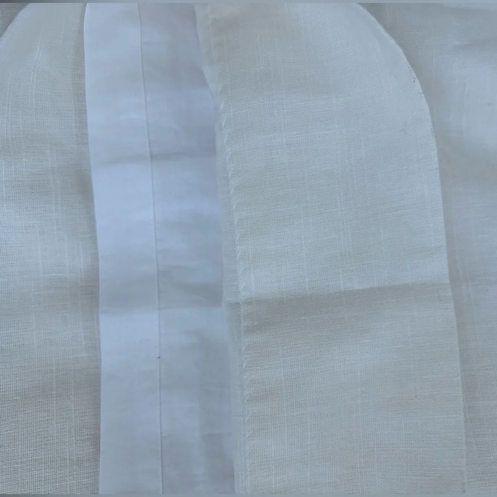 Pottery Barn Linen Blend Curtain Panels in Ivory